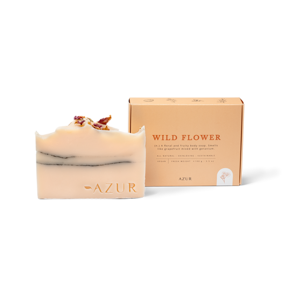 Azur Wild Flower | Natuurlijke Zeep Bar | Handgemaakt