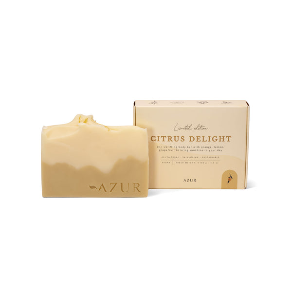 Fleur sauvage d’Azur | Barre de savon naturelle | Fait à la main