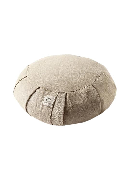 Yogamatters|Coussin de méditation Zafu en sarrasin naturel - Beige