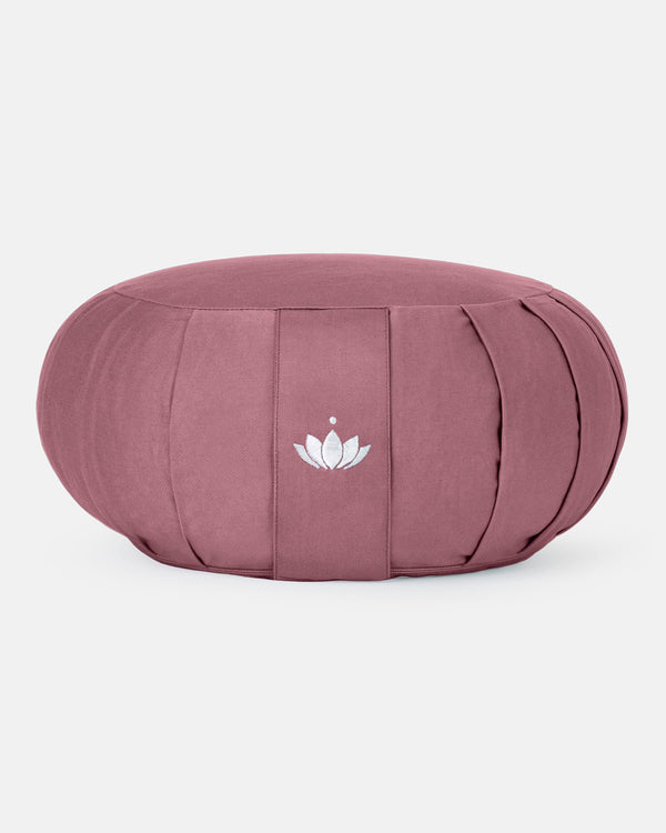 Lotuscraft| Zafu Natuurlijke Meditatiekussen Zen - Aubergine